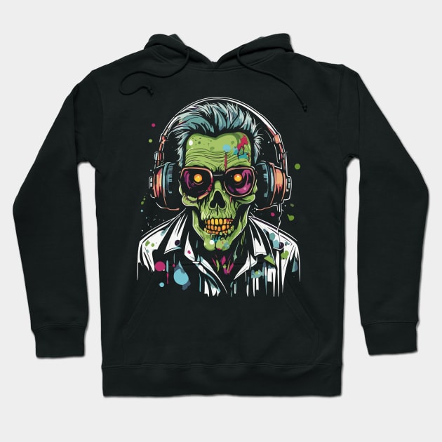 Zombie Pop Art 2 Hoodie by DNT Designs